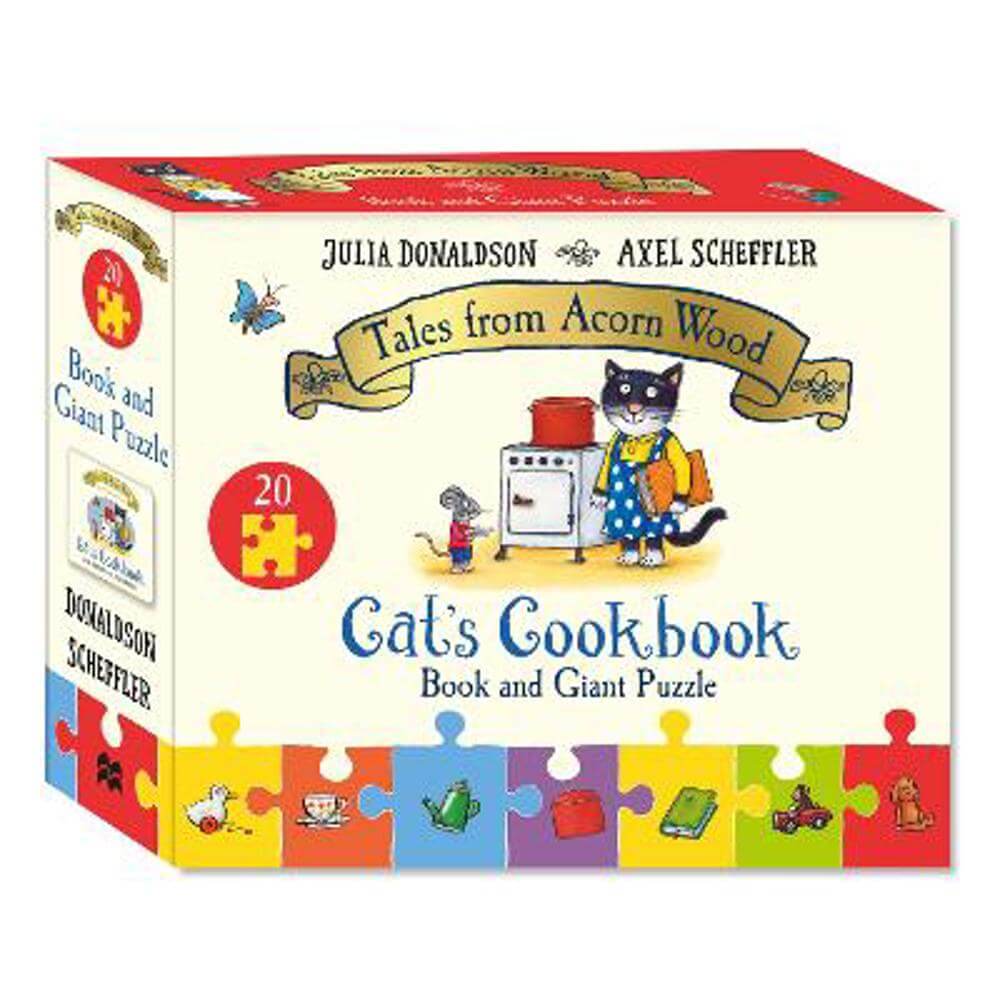 Cat's Cookbook Book and Giant Puzzle Gift Set - Julia Donaldson